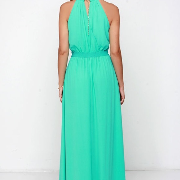 Lulu’s Mint Maxi Dress - Size Medium - Picture 2 of 10